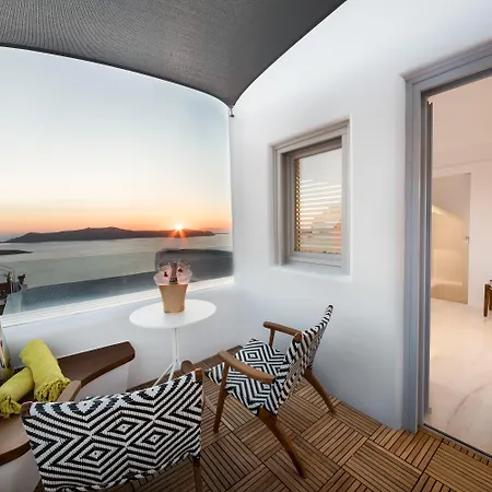 Emfasis Luxury With Heated Jacuzzi-sunset View 빌라 산토리니